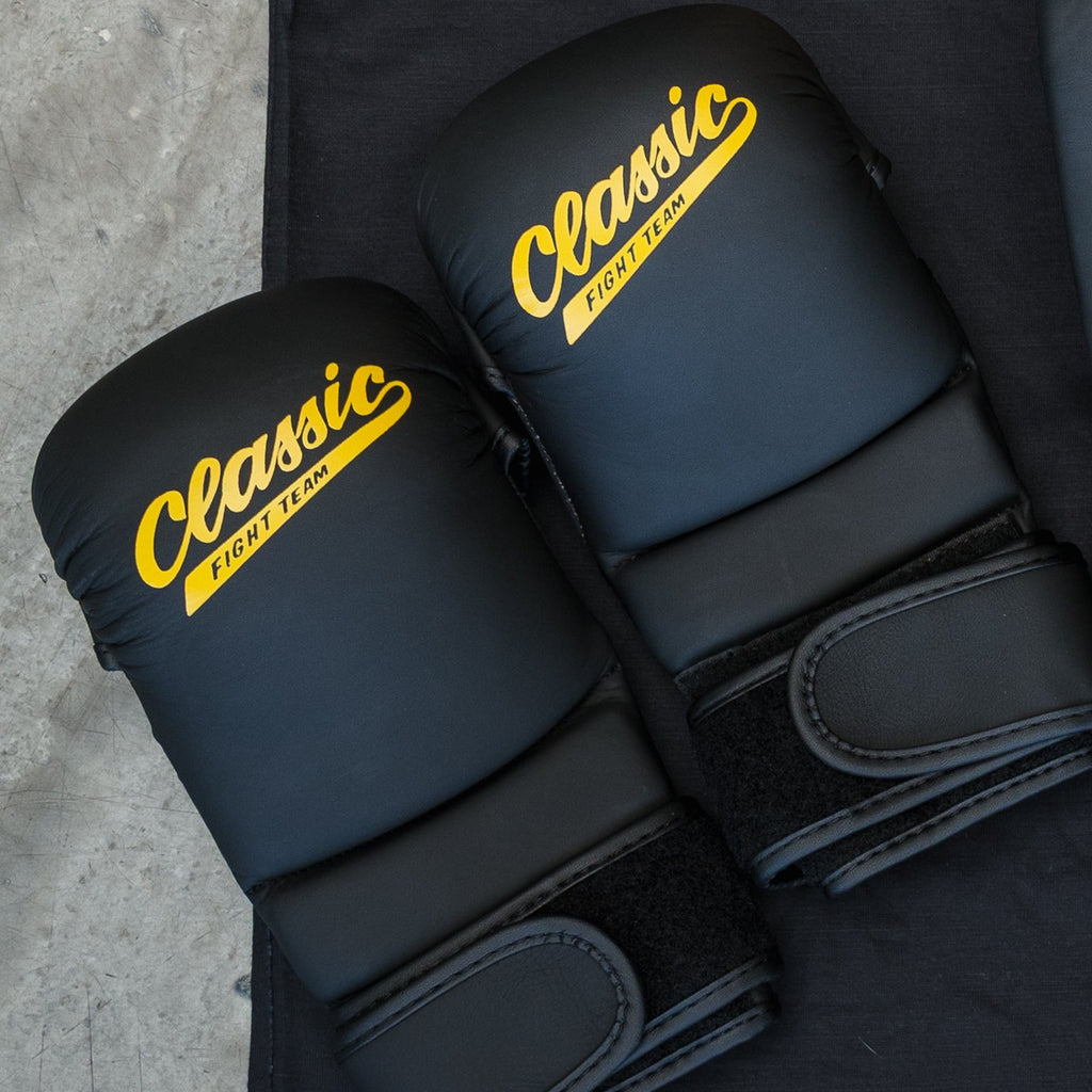 Classic Fight Team Genuine Leather MMA Sparring Gloves