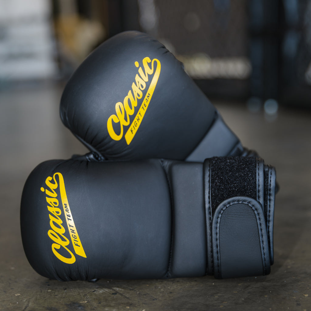 Classic Fight Team Genuine Leather MMA Sparring Gloves